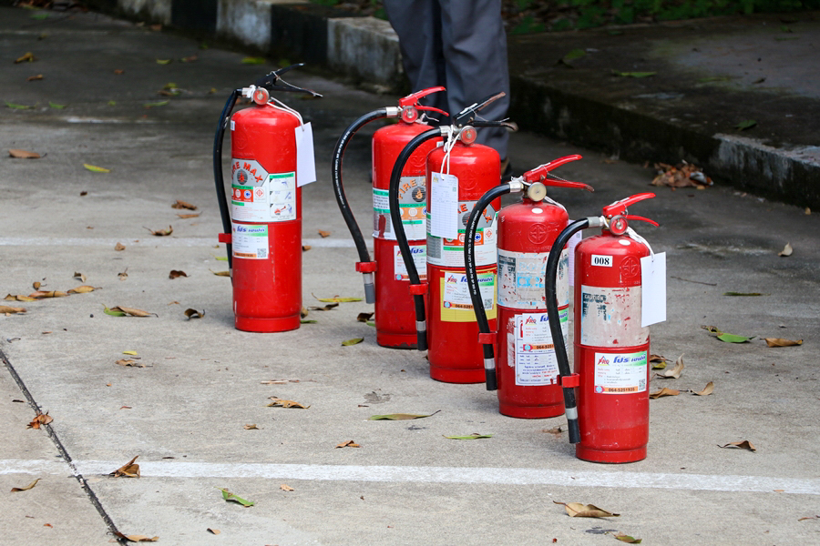 คณะรัฐศาสตร์และสังคมศาสตร์ มหาวิทยาลัยพะเยา ดำเนินการฝึกซ้อมดับเพลิงและฝึกซ้อมอพยพหนีไฟ - Health and Safety SPSS - ประจำปี 2565