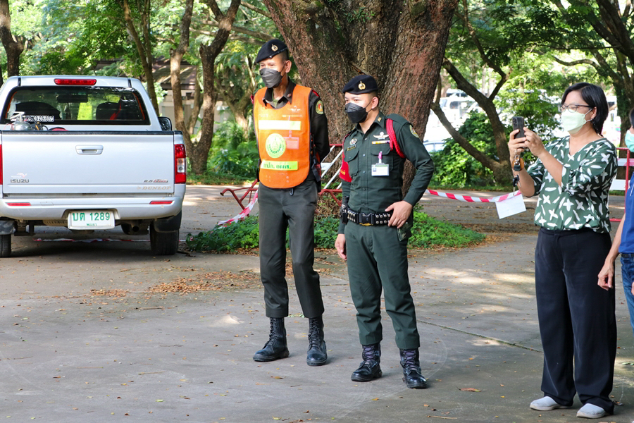 คณะรัฐศาสตร์และสังคมศาสตร์ มหาวิทยาลัยพะเยา ดำเนินการฝึกซ้อมดับเพลิงและฝึกซ้อมอพยพหนีไฟ - Health and Safety SPSS - ประจำปี 2565