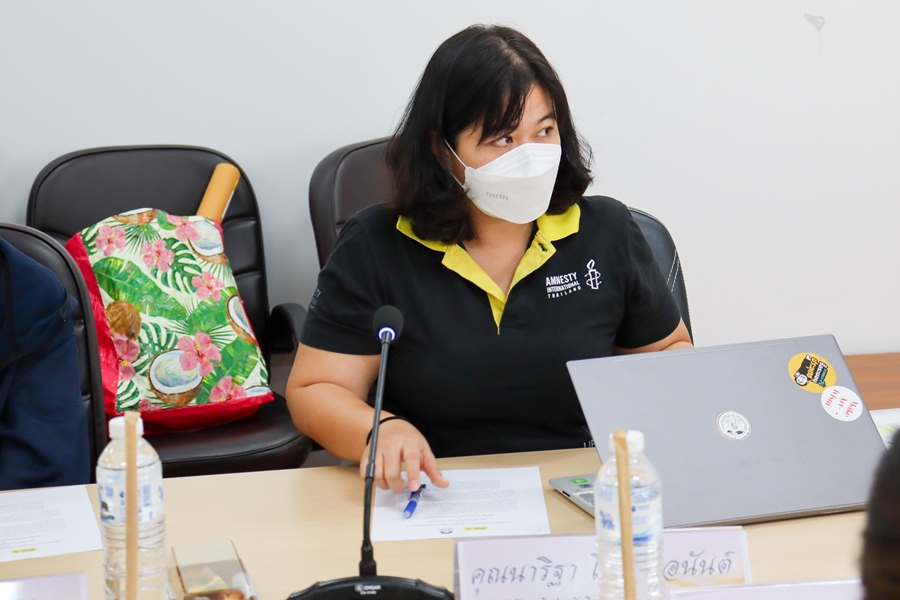 ร่วมหารือความร่วมมือ MOU การส่งเสริมความรู้ความเข้าใจในสิทธิมนุษยชน ระหว่างแอมเนสตี้ อินเตอร์เนชั่นแนล ประเทศไทย คณะรัฐศาสตร์และสังคมศาสตร์