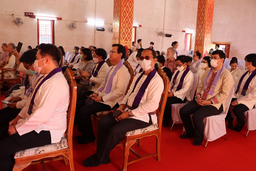 คณะรัฐศาสตร์และสังคมศาสตร์ร่วมกิจกรรม "ล่องเรือ" ตานข้าวทิพย์พระเจ้าตนหลวง ณ วัดศรีโคมคำ อำเภอเมืองพะเยา จังหวัดพะเยา ประจำปี 2566