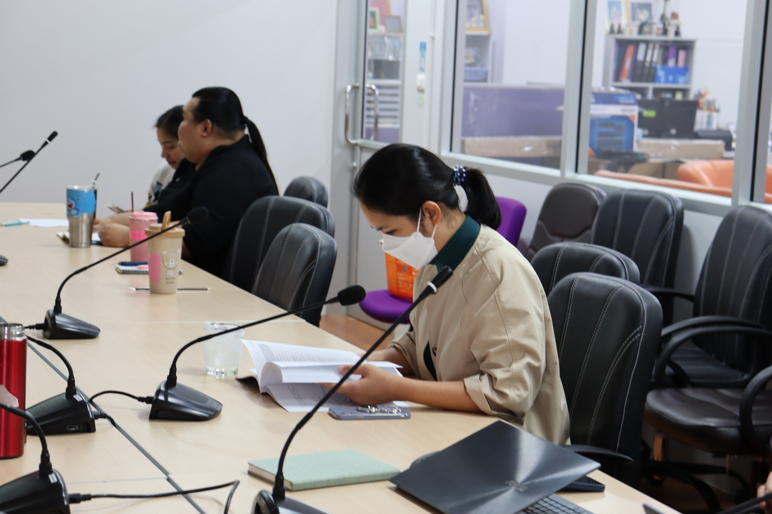 คณะรัฐศาสตร์และสังคมศาสตร์จัดประชุมคณะกรรมการดำเนินงานสำนักงานสีเขียว (Green office) ครั้งที่ 1 ประจำปี 2566