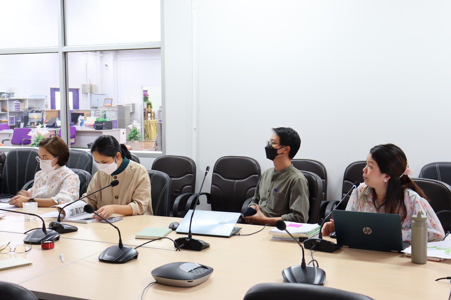 คณะรัฐศาสตร์และสังคมศาสตร์จัดประชุมคณะกรรมการดำเนินงานสำนักงานสีเขียว (Green office) ครั้งที่ 1 ประจำปี 2566