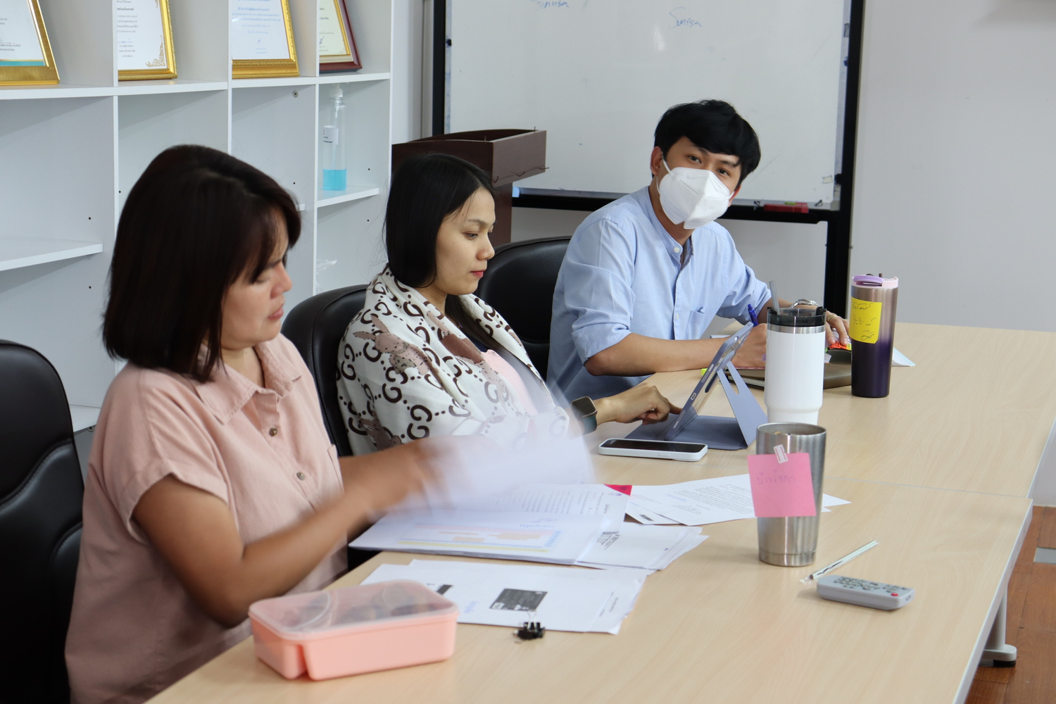 คณะรัฐศาสตร์และสังคมศาสตร์จัดประชุมคณะกรรมการดำเนินงานสำนักงานสีเขียว (Green office) ครั้งที่ 1 ประจำปี 2566