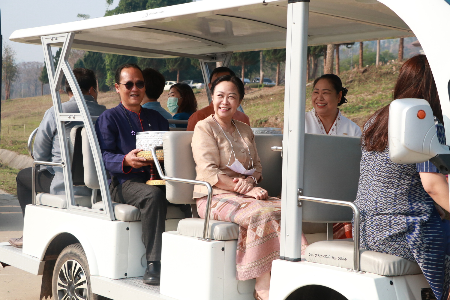 พิธีตักน้ำและเจริญพุทธมนต์น้ำสรงพระธาตุจอมทอง ภายใต้โครงการประเพณีแห่ผ้าห่มพระธาตุจอมทอง ประจำปี 2566