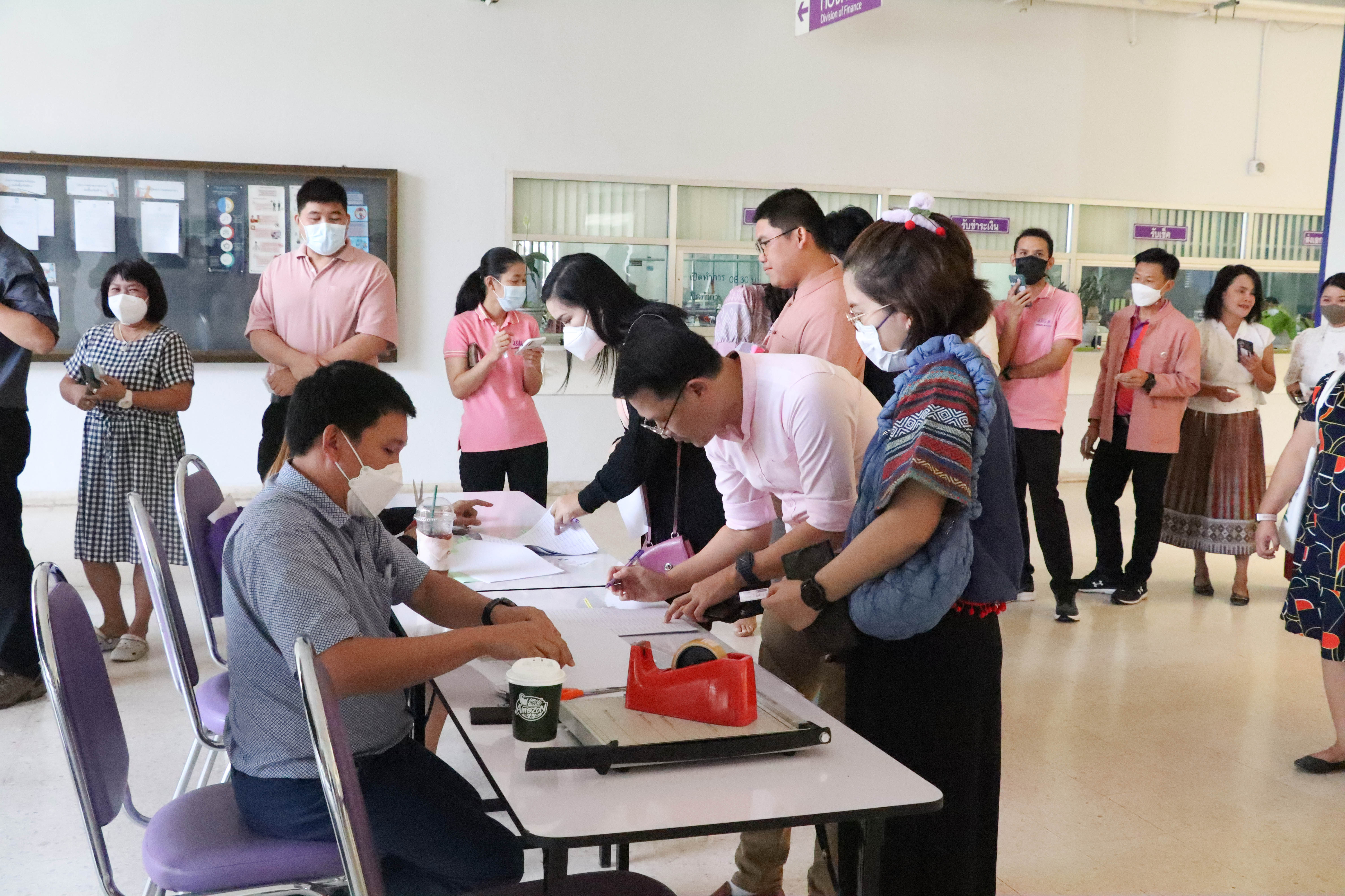 คณะรัฐศาสตร์และสังคมศาสตร์ รวมทัพบุคลากรเข้าคูหาเลือกตั้งกรรมการสภาพนักงาน มหาวิทยาลัยพะเยา ปี พ.ศ. 2566