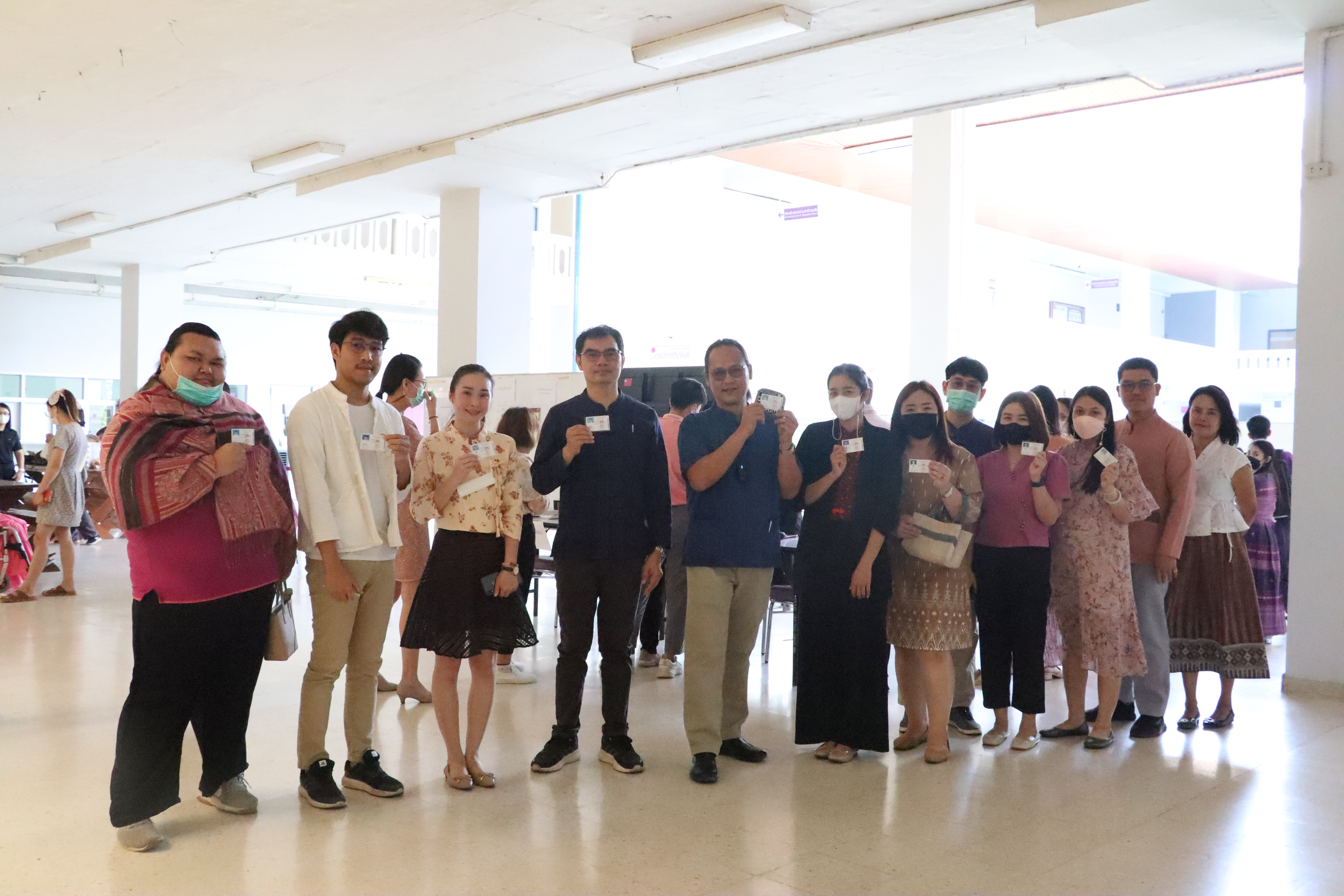 คณะรัฐศาสตร์และสังคมศาสตร์ รวมทัพบุคลากรเข้าคูหาเลือกตั้งกรรมการสภาพนักงาน มหาวิทยาลัยพะเยา ปี พ.ศ. 2566