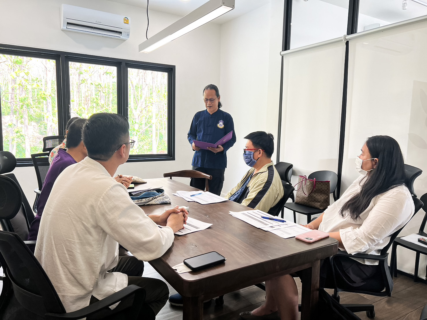 คณะรัฐศาสตร์และสังคมศาสตร์จัดดำเนินโครงการเตรียมความพร้อมสำหรับการประเมินทักษะการสอนตามกรอบมาตรฐานคุณวุฒิวิชาชีพ(Professional Standard Framework, PSF)