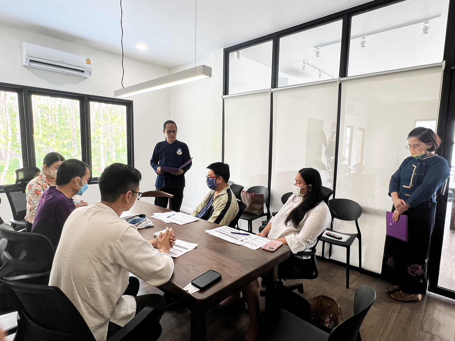 คณะรัฐศาสตร์และสังคมศาสตร์จัดดำเนินโครงการเตรียมความพร้อมสำหรับการประเมินทักษะการสอนตามกรอบมาตรฐานคุณวุฒิวิชาชีพ(Professional Standard Framework, PSF)