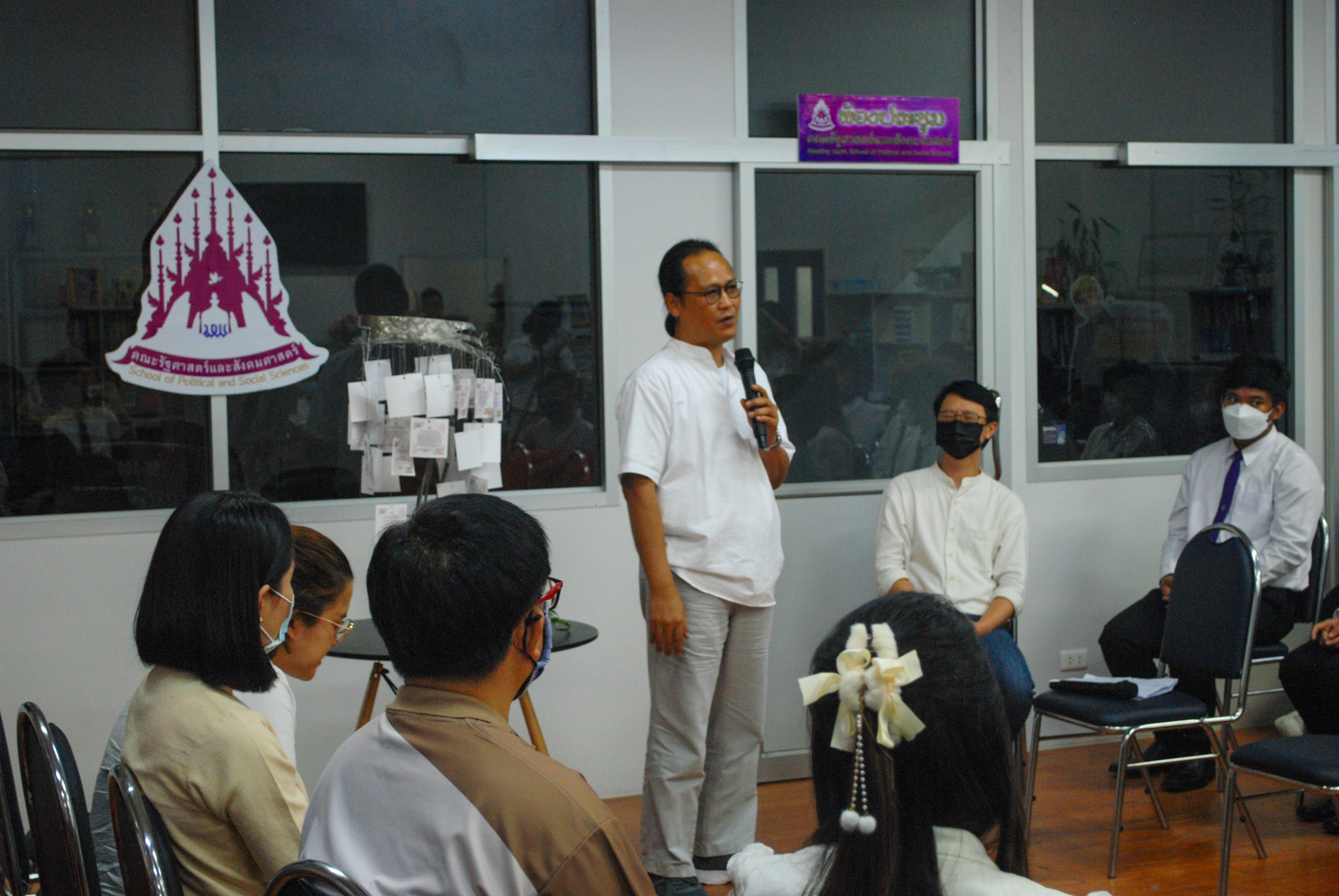 คณะรัฐศาสตร์และสังคมศาสตร์ มหาวิทยาลัยพะเยา ร่วมแรงกายและผสานแรงใจจัดโครงการทำบุญแนวใหม่ที่สื่อถึงความหลากหลายทางวัฒนธรรม