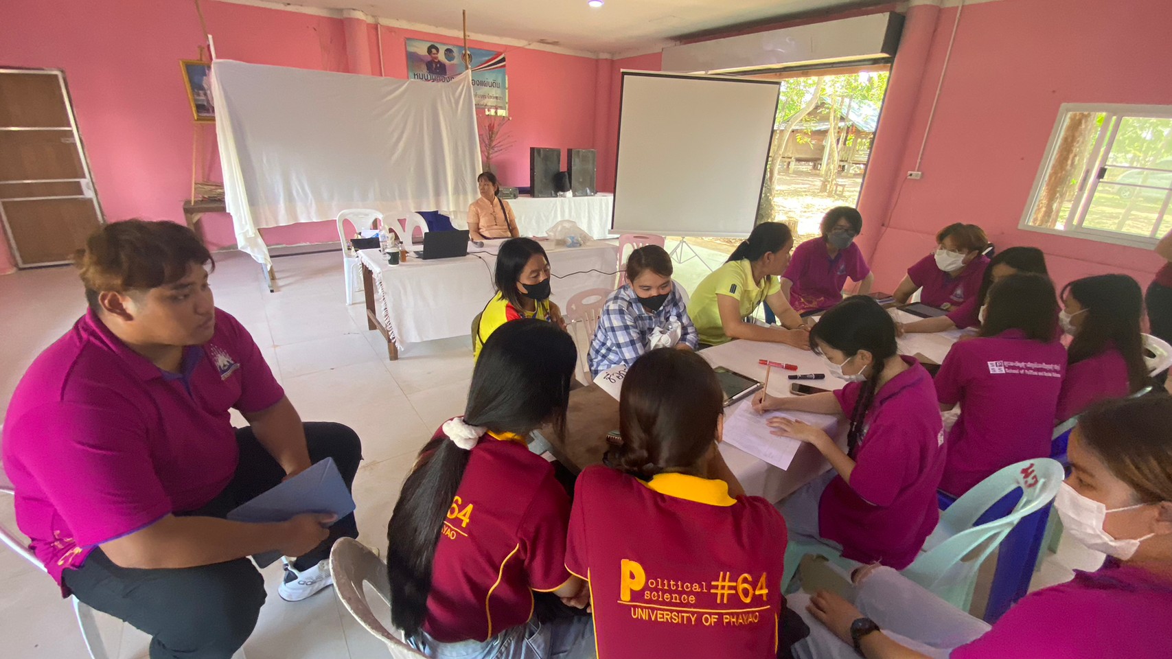 คณะกรรมการโครงการ 1 คณะ 1 ชุมชนนวัตกรรม คณะรัฐศาสตร์และสังคมศาสตร์ ดำเนินกิจกรรมอบรมเชิงปฏิบัติการ ครั้งที่ 1 ประจำปีงบประมาณ 2566