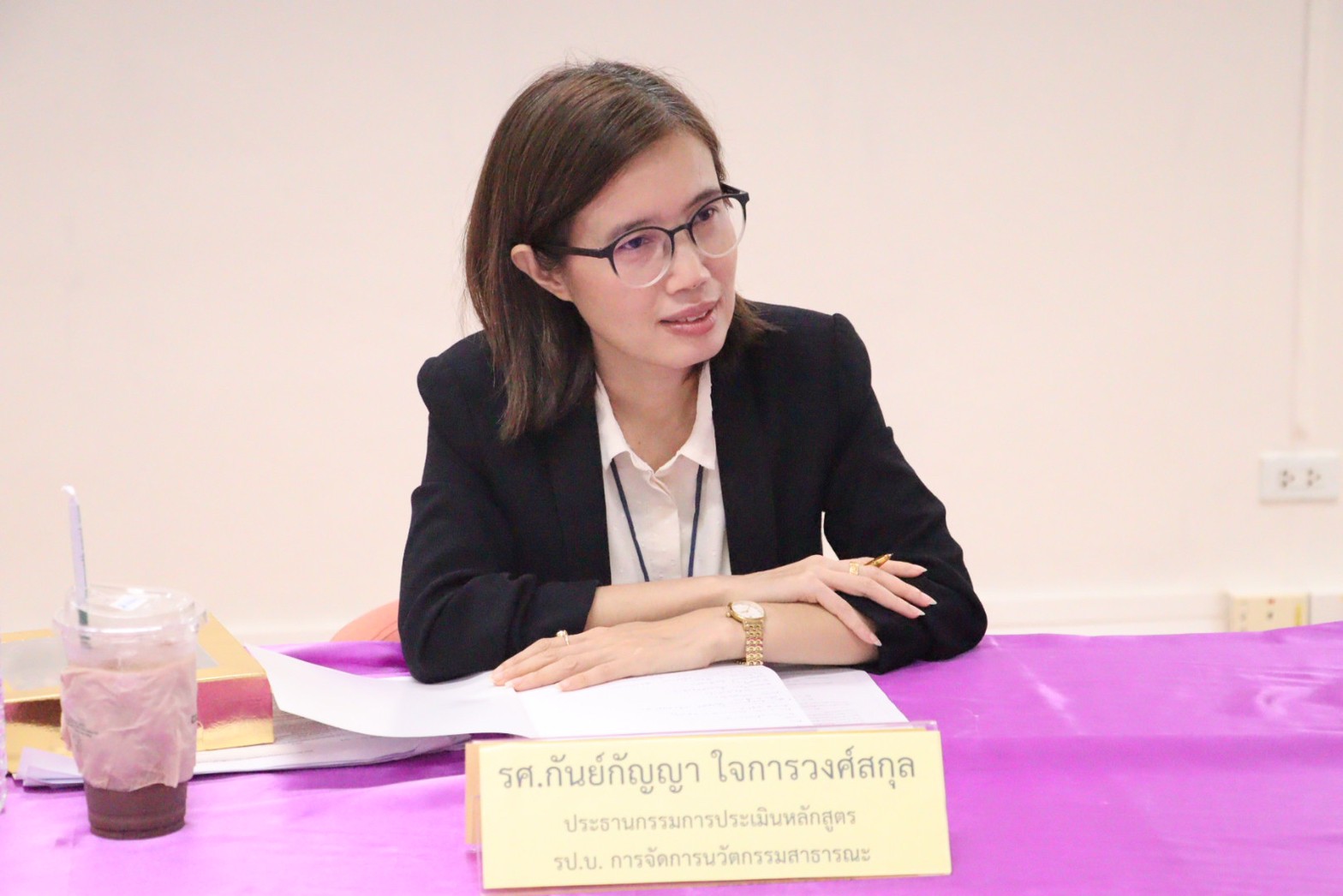 คณะรัฐศาสตร์และสังคมศาสตร์ จัดโครงการประเมินคุณภาพการศึกษาภายในระดับหลักสูตร ประจำปีการศึกษา 2565