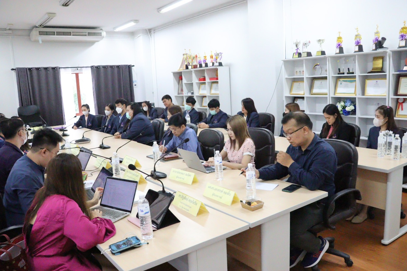 คณะรัฐศาสตร์และสังคมศาสตร์ จัดโครงการประเมินคุณภาพการศึกษาภายในระดับหลักสูตร ประจำปีการศึกษา 2565