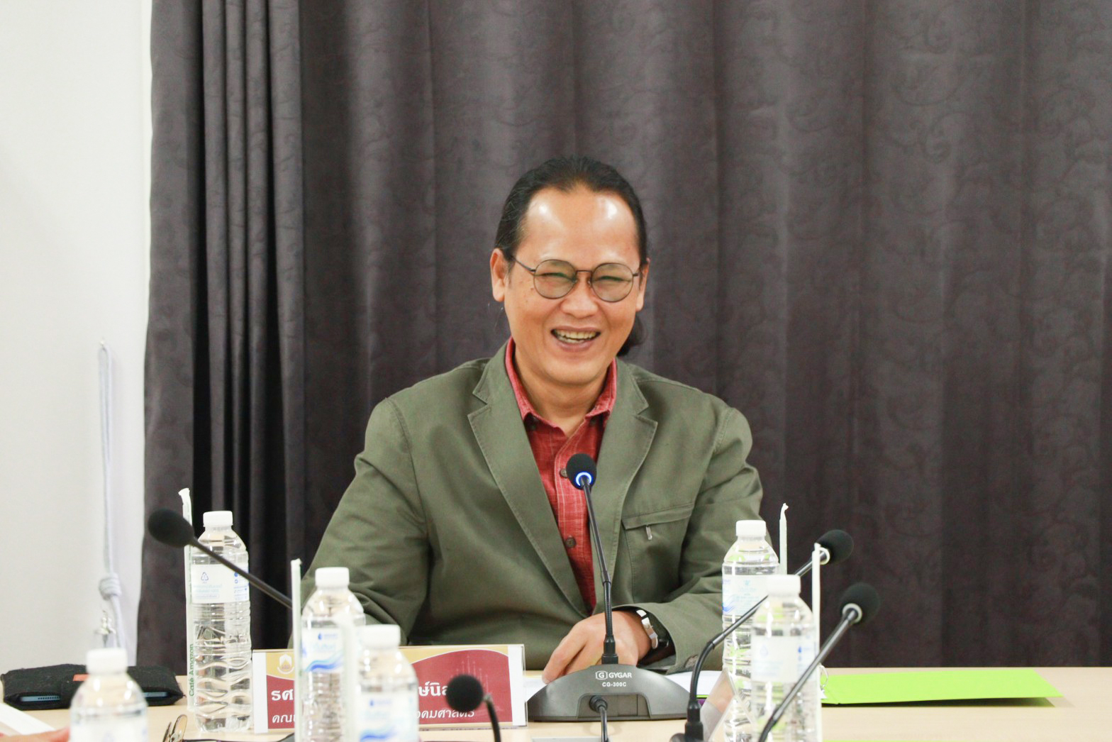 คณะรัฐศาสตร์และสังคมศาสตร์จัดโครงการยุววัฒนธรรมรัฐ-พัฒน์ (การประยุกต์ใช้ประเพณี ตานต้อด) ณ ห้องประชุมคณะรัฐศาสตร์และสังคมศาสตร์ มหาวิทยาลัยพะเยา