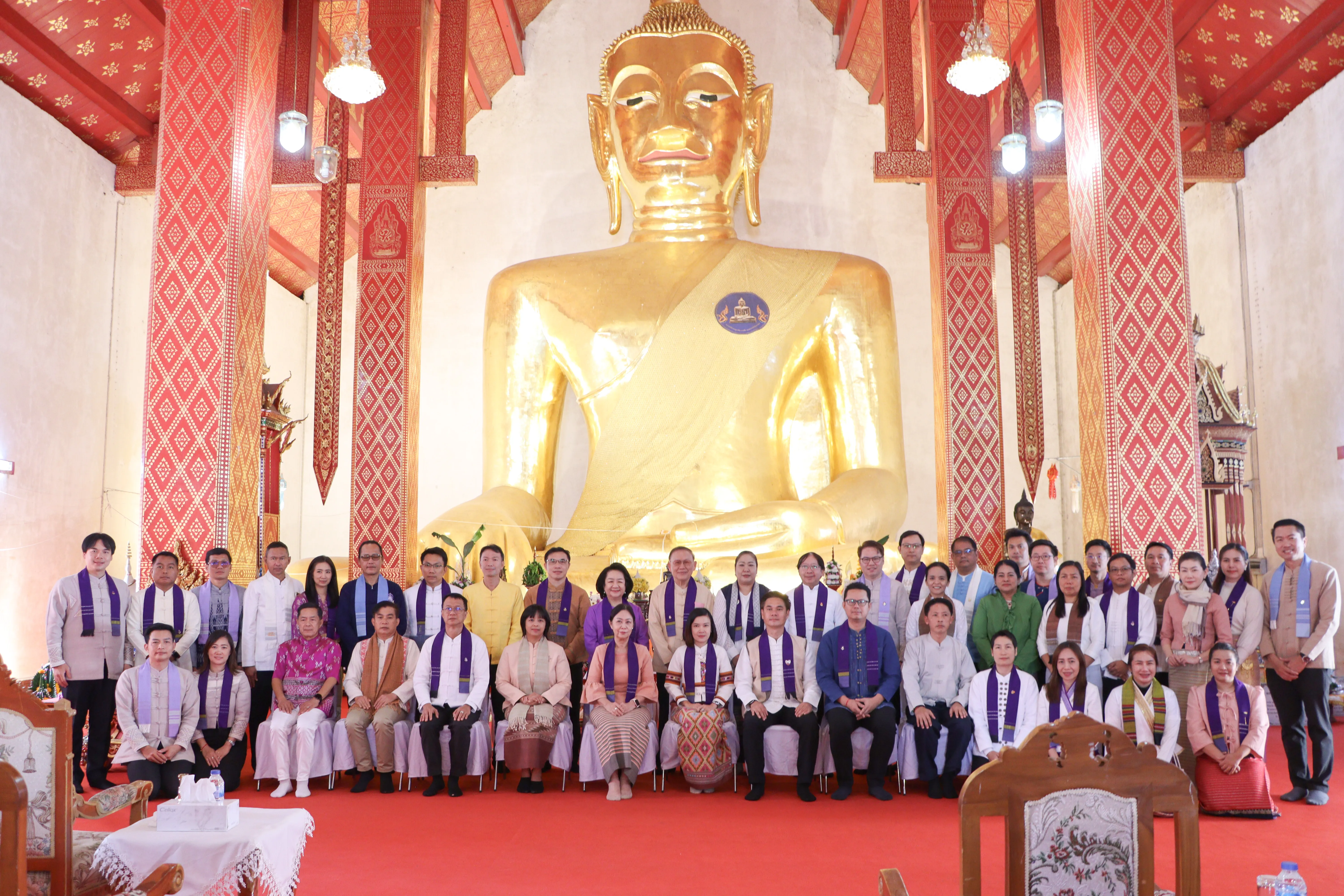 คณะรัฐศาสตร์และสังคมศาสตร์ร่วมกิจกรรม "ล่องเรือ" ตานข้าวทิพย์พระเจ้าตนหลวง ณ วัดศรีโคมคำ จังหวัดพะเยา ประจำปี 2568