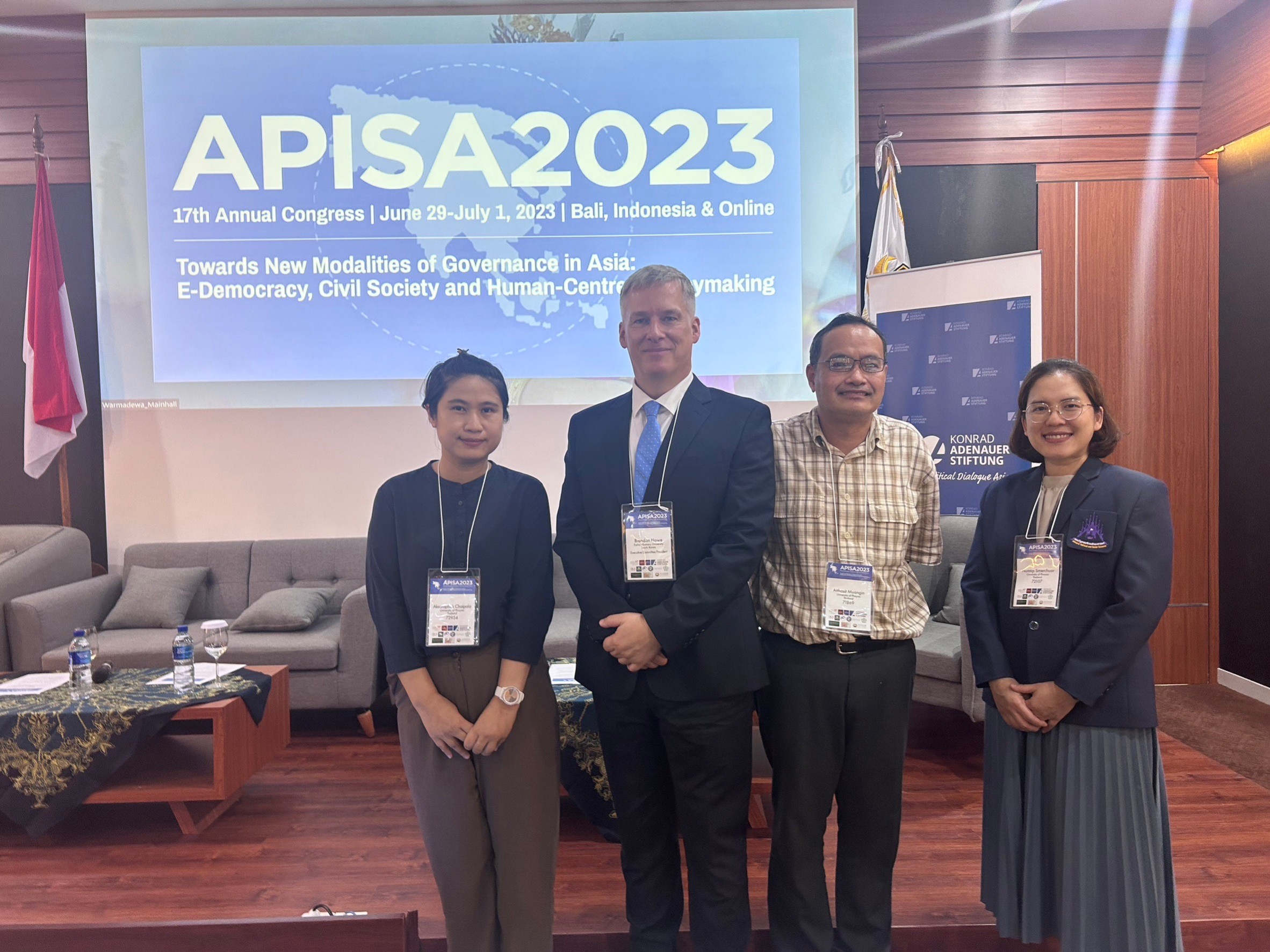 การประชุมวิชาการระดับนานาชาติ The Asian Political and International Studies Association (APISA) : APISA2023